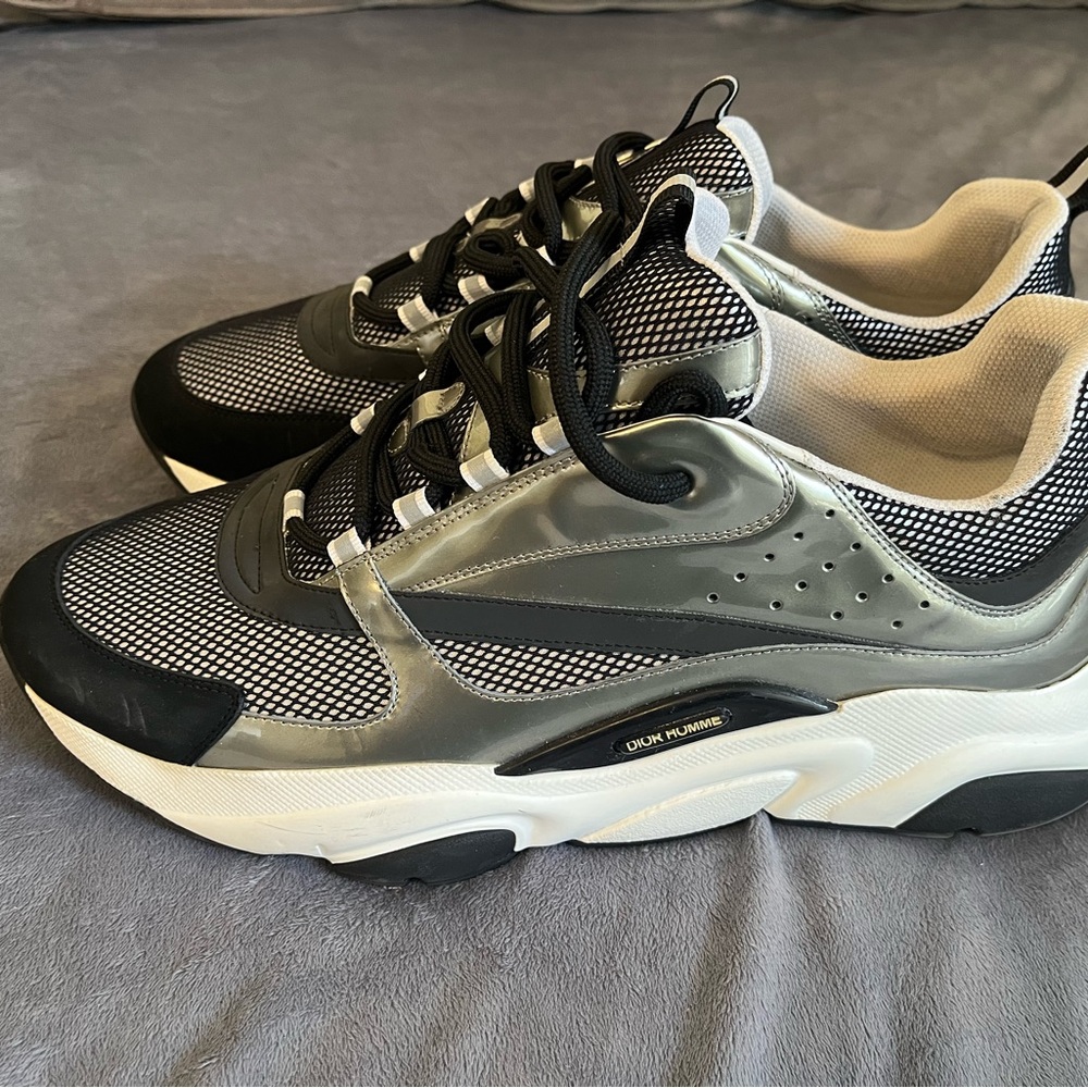 Dior Black and White Men's Sneakers - Picture 1 of 3